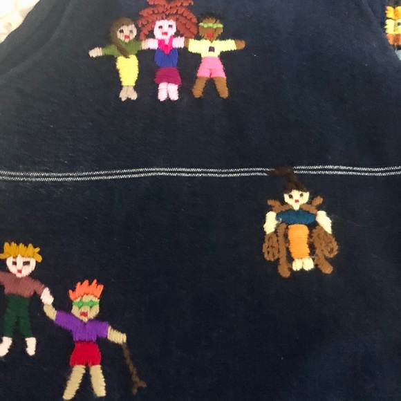 Children Of The World Colorful Embroidered Vest - Picture 5 of 6